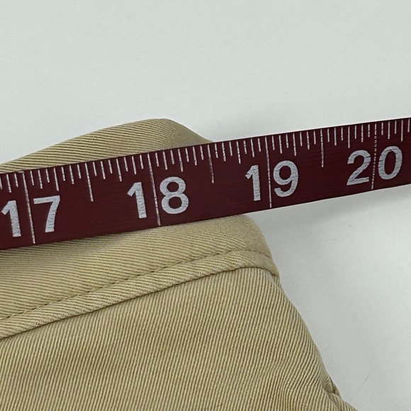 L.L. Bean Flannel Lined Chino Pants Men's 38x30 Khaki Buffalo Plaid Standard Fit - Picture 7 of 11